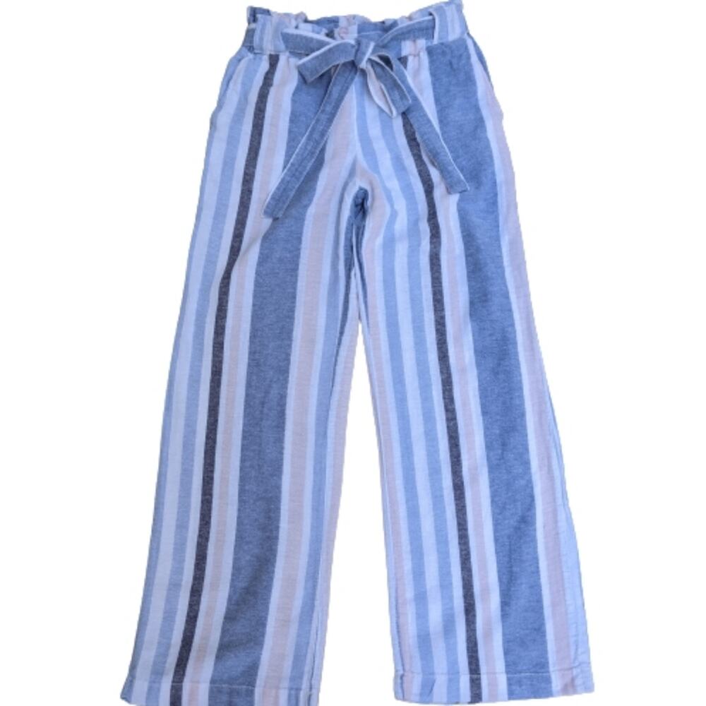 Angel Kiss Linen Paper Bag Waist Pants S